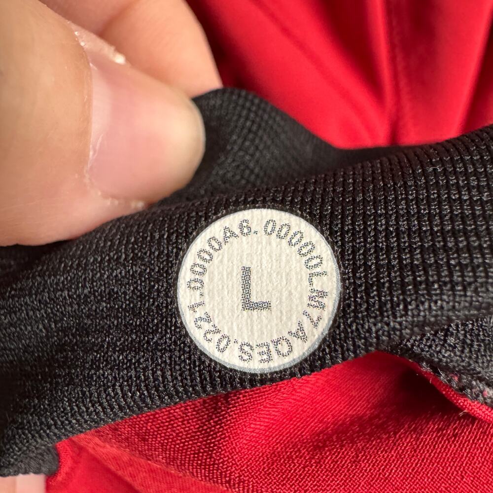 Lululemon Pace Breaker Linerless Short Workout Large M7AQES Terra Orange Red EUC - Picture 14 of 16